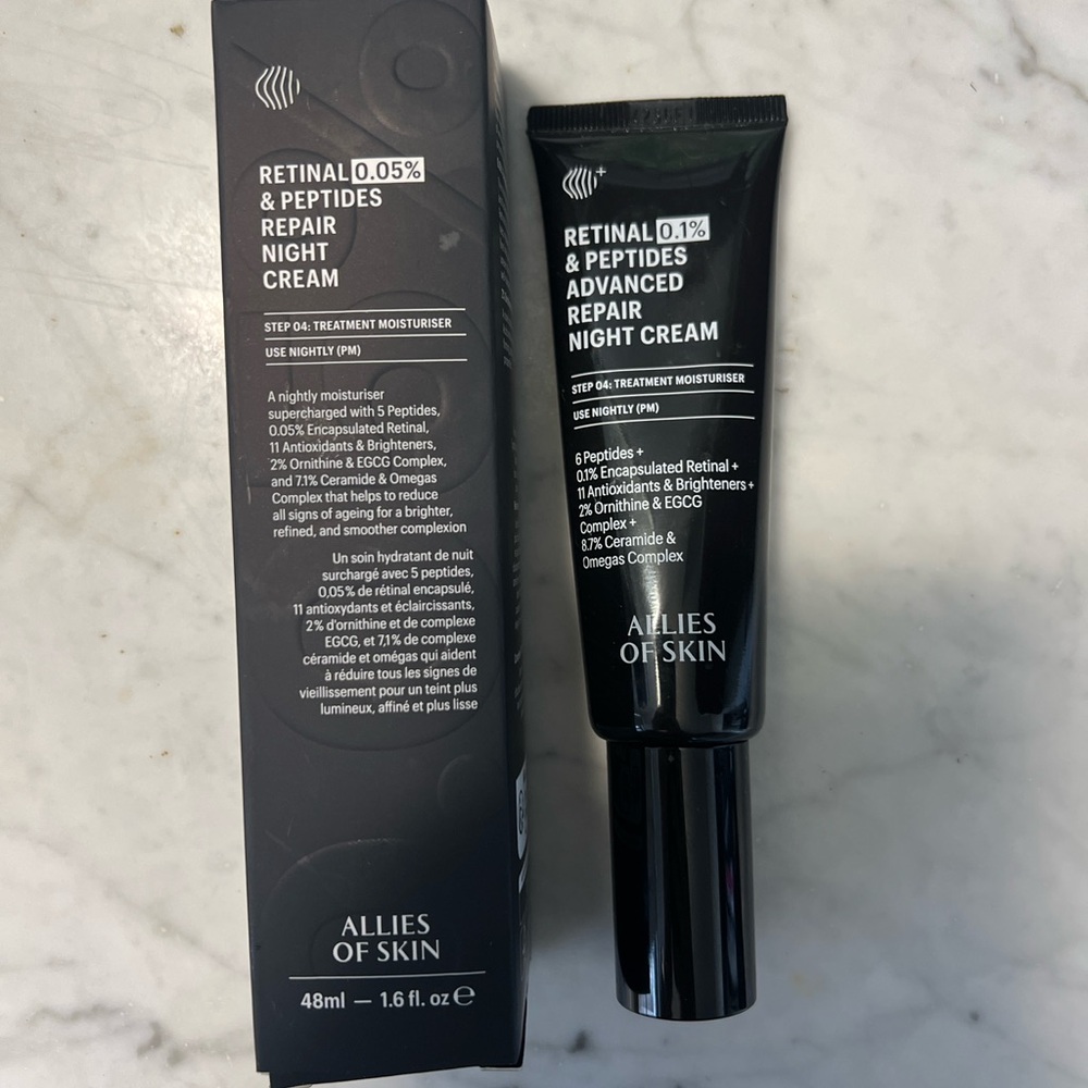 Allies of Skin Black Retinal & Peptides